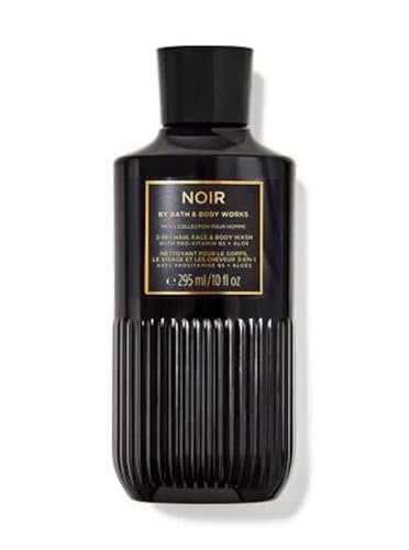 bath and body works noir for men 3 in 1 hair, face & body wash...