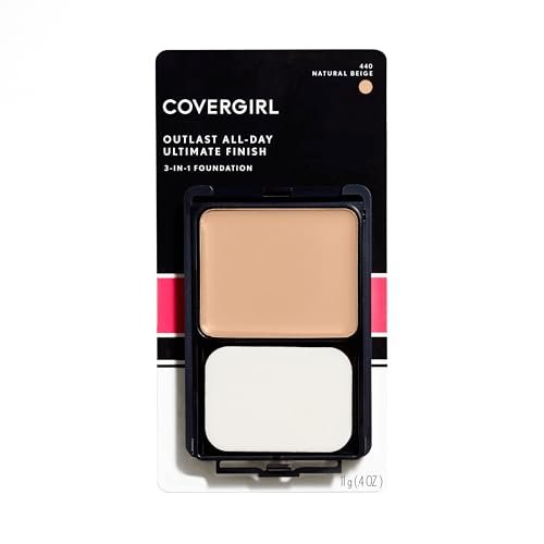 covergirl outlast all day ultimate finish foundation, natural...