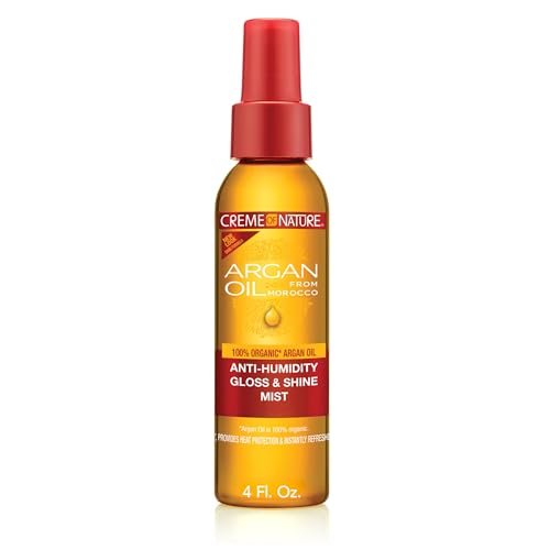 creme of nature anti humidity gloss & shine mist, lightweight...