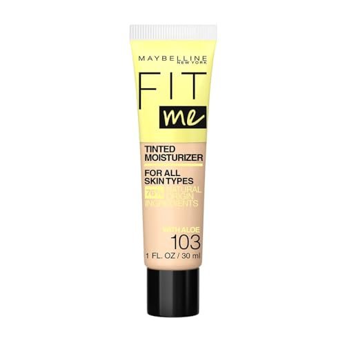 maybelline fit me tinted moisturizer, natural coverage, face m...
