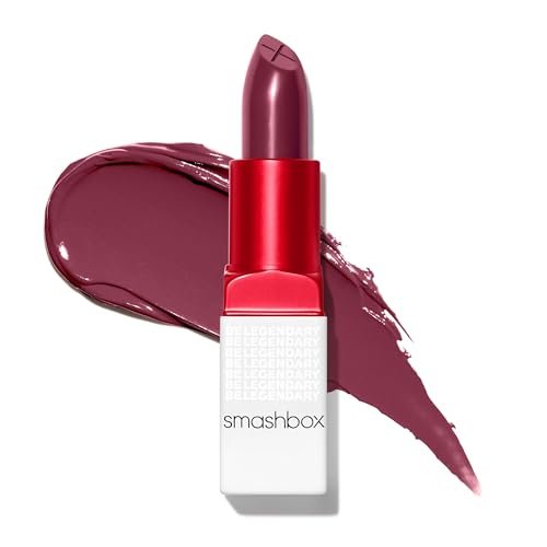 smashbox be legendary prime & plush lipstick | creamy satin li...