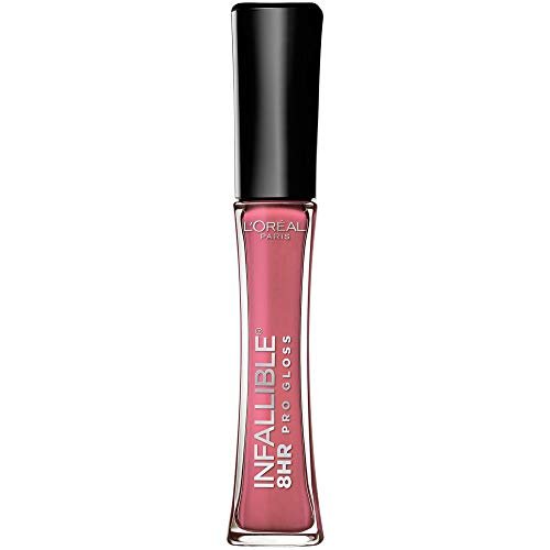 l’oreal paris makeup infallible 8 hour hydrating lip gloss, su...