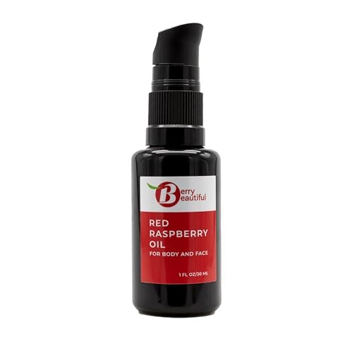 berry beautiful pure red raspberry seed oil 1 fl oz | cold pre...