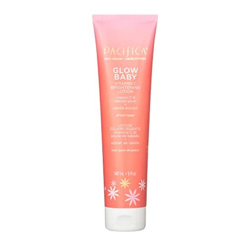 pacifica body lotion glow baby vitamin c moisturizer for ski...