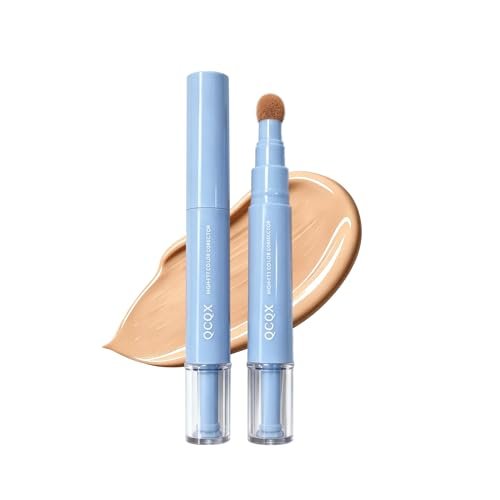 qcqx dual effect concealer pen & foundation eye concealer 24...