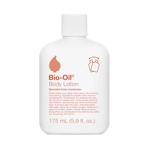 bio oil moisturizing body lotion for dry skin, ultra lightweig...
