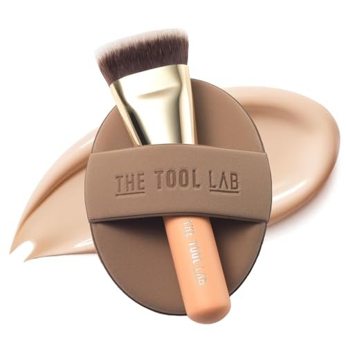 the tool lab all day fitting duo premium base makeup set for...