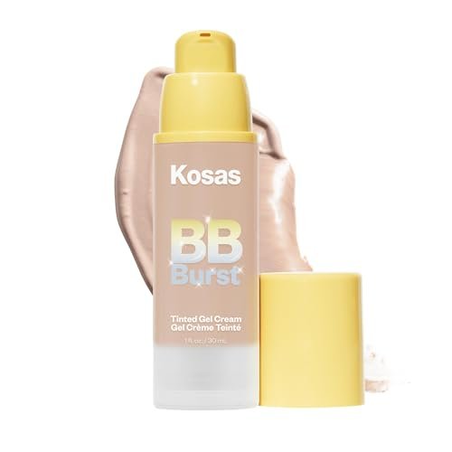 kosas bb burst tinted face gel cream – hydrating skin tint, bu...