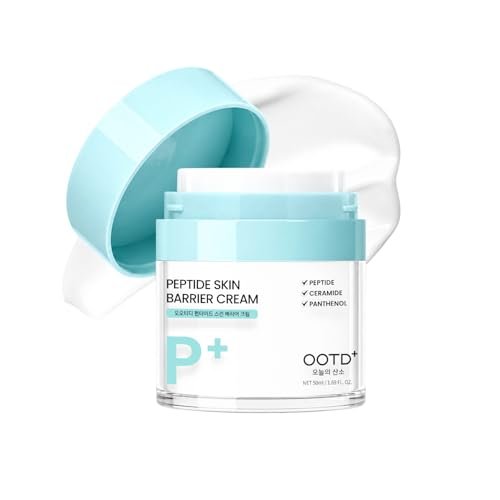 #ootd peptide moisturizer cream for face, dry sensitive skin b...