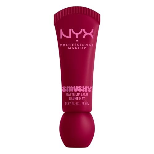 nyx professional makeup smushy matte lip balm, tinted lip mois...