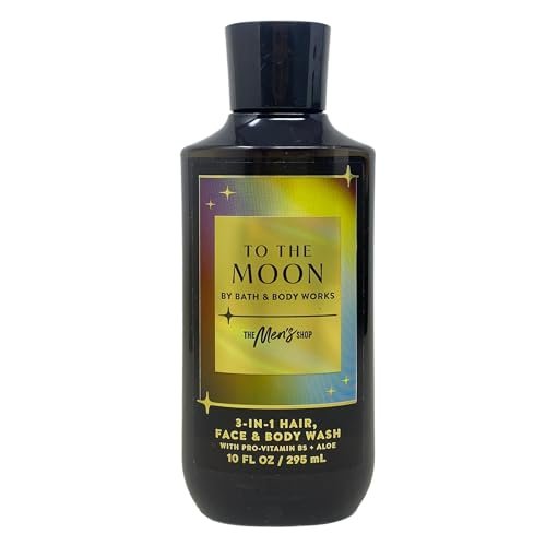 bath and body works to the moon for men 3 in 1 hair, face & bo...