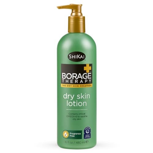 shikai borage therapy dry skin lotion body moisturizer unscent...