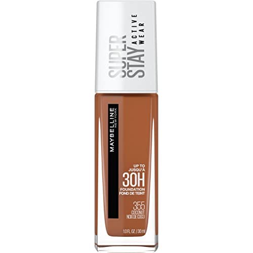 maybelline super stay full coverage liquid foundation active w...