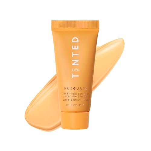 live tinted hueguard® mini 3 in 1 mineral sunscreen, moisturiz...