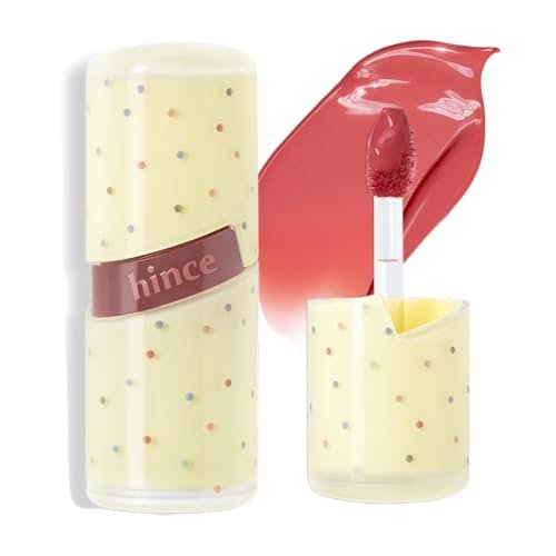 hince raw glow lip tint stain glazed, glossy dewy lip gloss,...