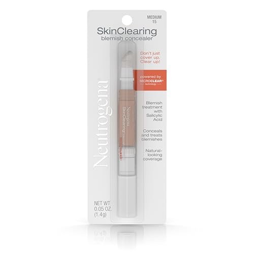 neutrogena skinclearing blemish concealer face makeup with sal...