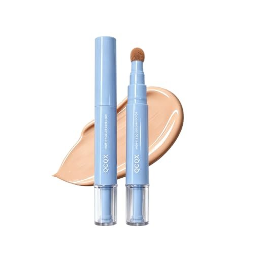 qcqx dual effect concealer pen & foundation eye concealer 24...
