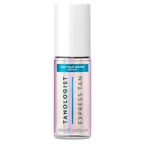 tanologist medium mini self tan water, clear tanning water, se...