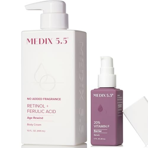 medix retinol body lotion + 20% vitamin f serum booster moistu...