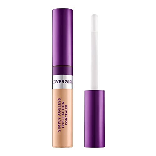 covergirl simply ageless triple action concealer, creamy natural