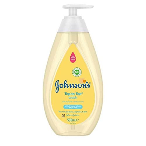 johnson's baby gel nettoyant haut aux orteils, 500 ml