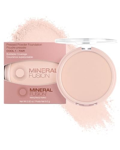 mineral fusion pressed powder foundation matte finish face p...