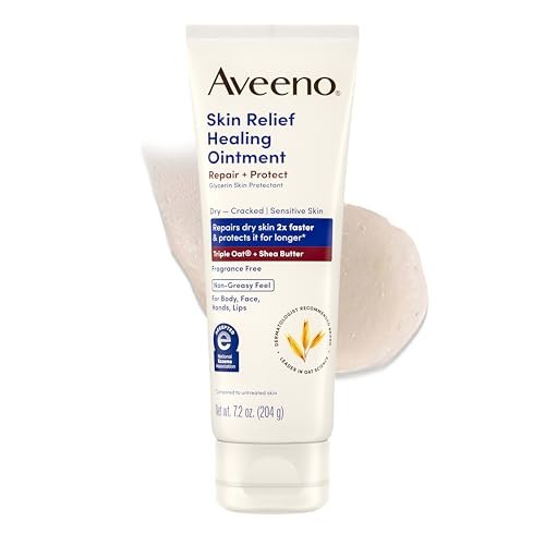 aveeno skin relief healing ointment, for extra dry, cracked &...