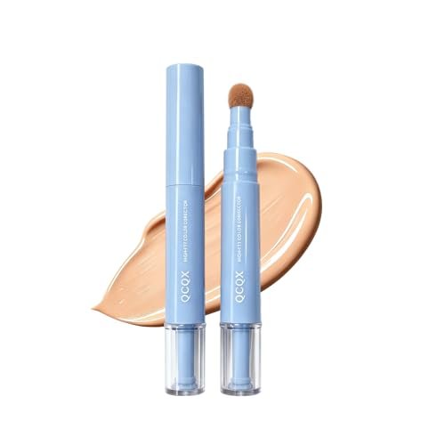 qcqx dual effect concealer pen & foundation eye concealer 24...