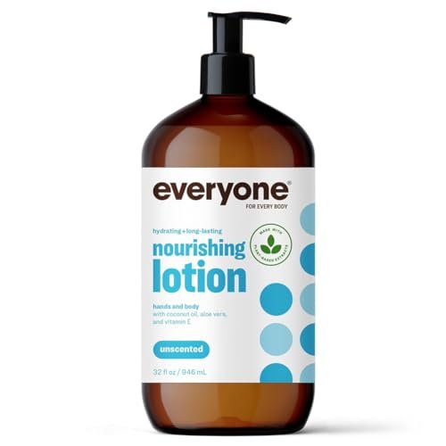 everyone 2 in 1 lotion for hands/body, 32 ounce unscented made...