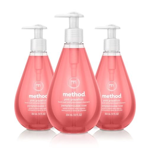 method gel hand soap, pink grapefruit, 12 ounce