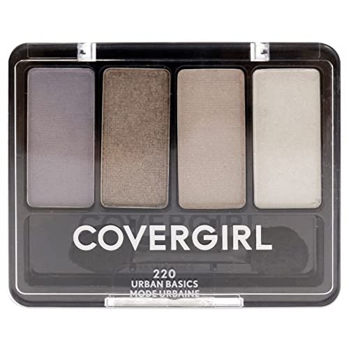 covergirl eye enhancers 4 kit eye shadow, urban basics