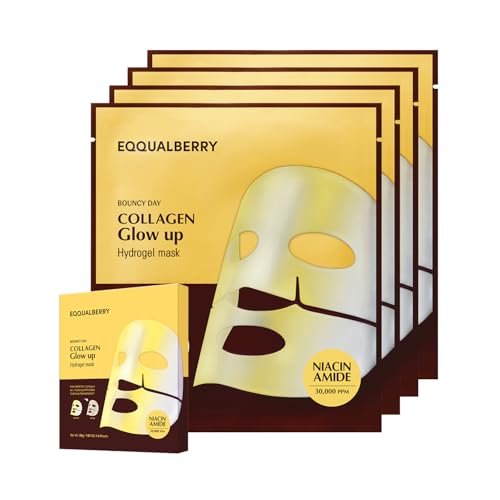 eqqualberry collagen glow up mask niacinamide & low molecula...