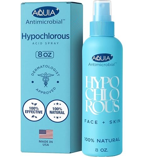 hypochlorous acid spray for face and skin; facial cleanser | 8...