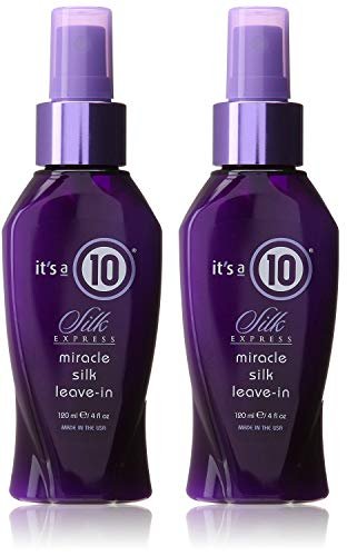 it's a 10 haircare silk express miracle silk leave in, 4 fl. oz.