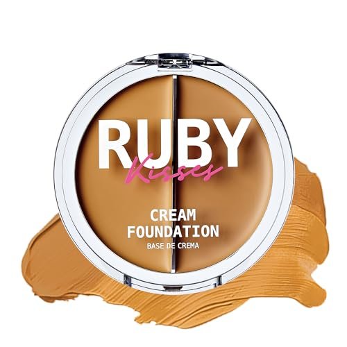 ruby kisses 3d face creator cream foundation & concealer, 12 h...