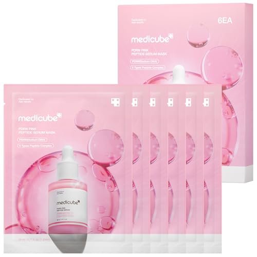 medicube pdrn pink peptide ampoule sheet mask 6ea