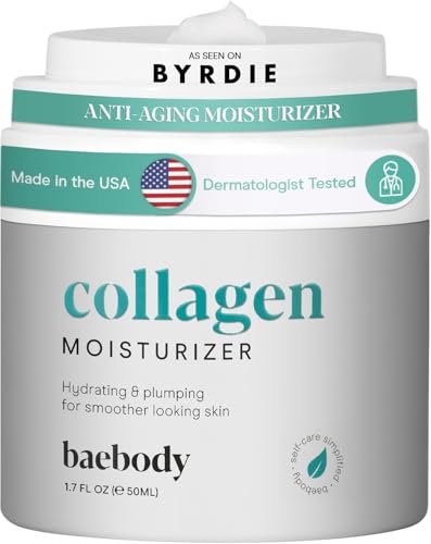 baebody collagen retinol snail mucin face moisturizer with hya...
