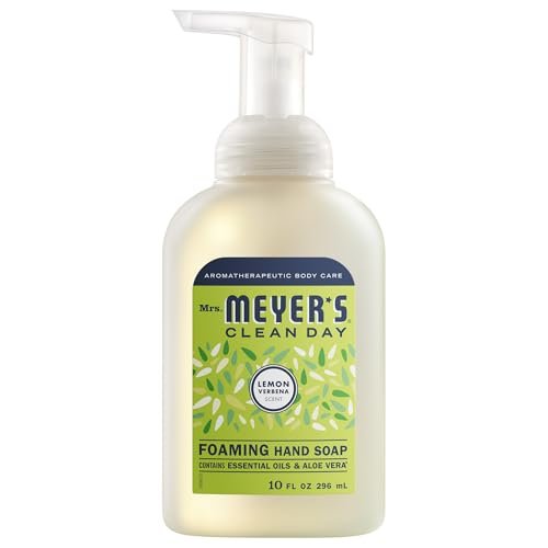 mrs. meyer's clean day foaming hand soap, lemon verbena, 10 oz