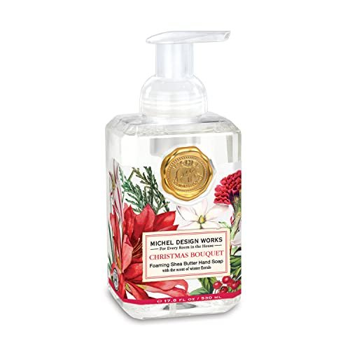 michel design works foaming hand soap, christmas bouquet
