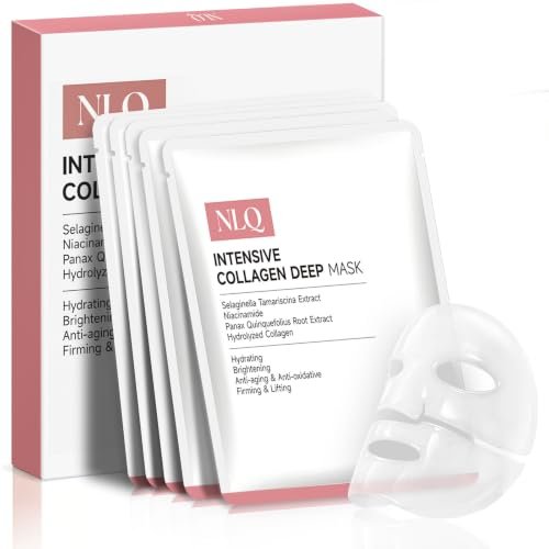 nlq collagen face mask overnight hydrogel deep mask glass sk...