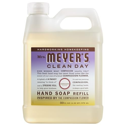 mrs. meyer's clean day hand soap refill, compassion flower sce...