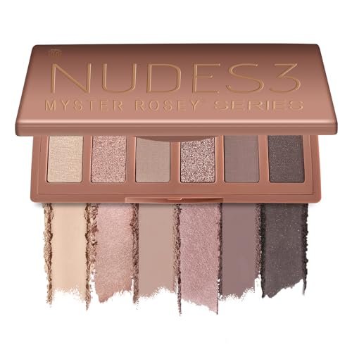 myster rosey nudes 3 series mini eyeshadow palette, nude eyesh...