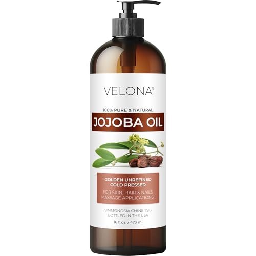 velona jojoba oil 16 fl oz | 100% pure and natural | golden,...