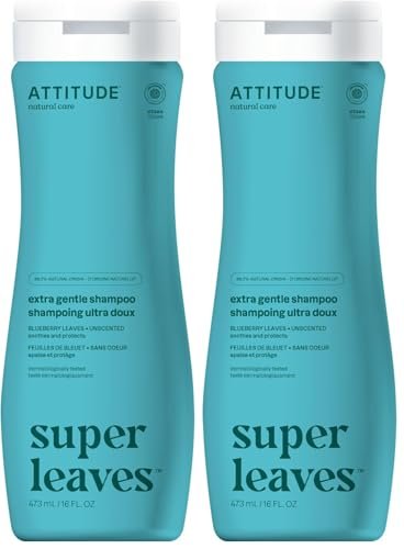 attitude extra gentle hair shampoo,ewg verified,soothes dry sc...