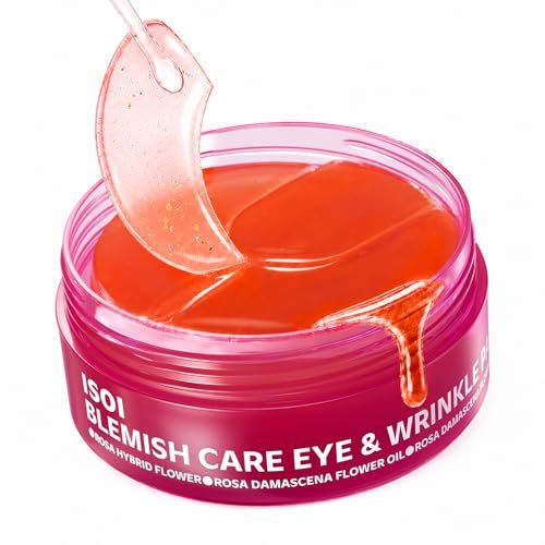 isoi blemish care eye patches with hyaluronic acid, 90 count