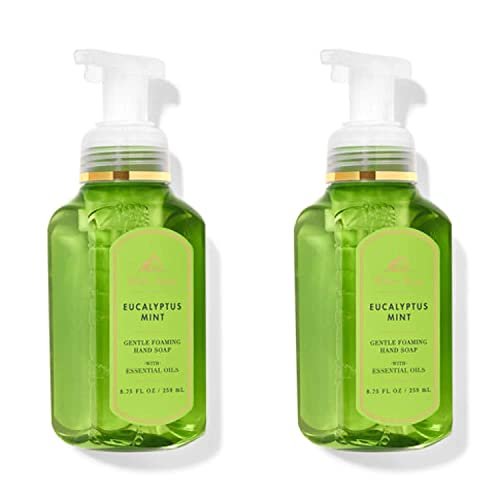 bath and body works eucalyptus mint, gentle foaming hand soap,...