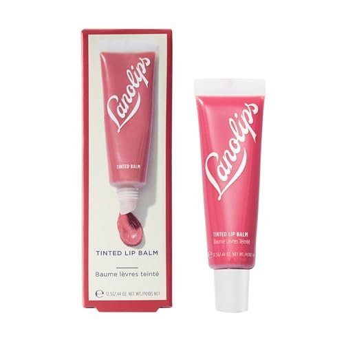 lanolips tinted lip balm moisturizing, color tinted balm wit...
