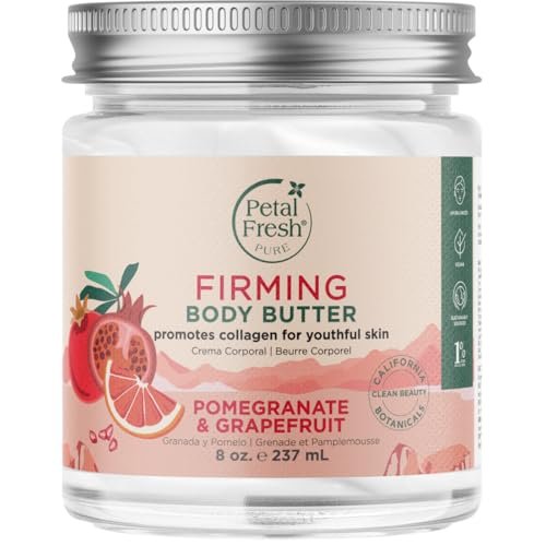 petal fresh pure firming pomegranate & grapefruit body butter,...