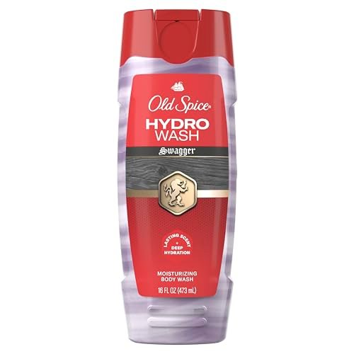 old spice moisturizing body wash for men, hydro wash, 2 in 1 l...