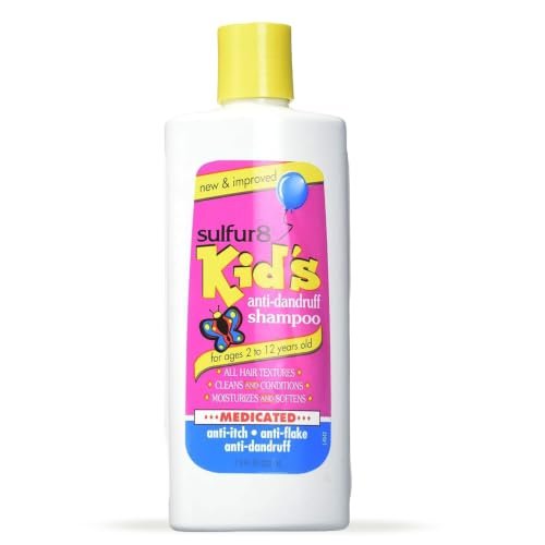sulfur8 anti dandruff shampoo for kids 7.5 oz – gentle medicat...